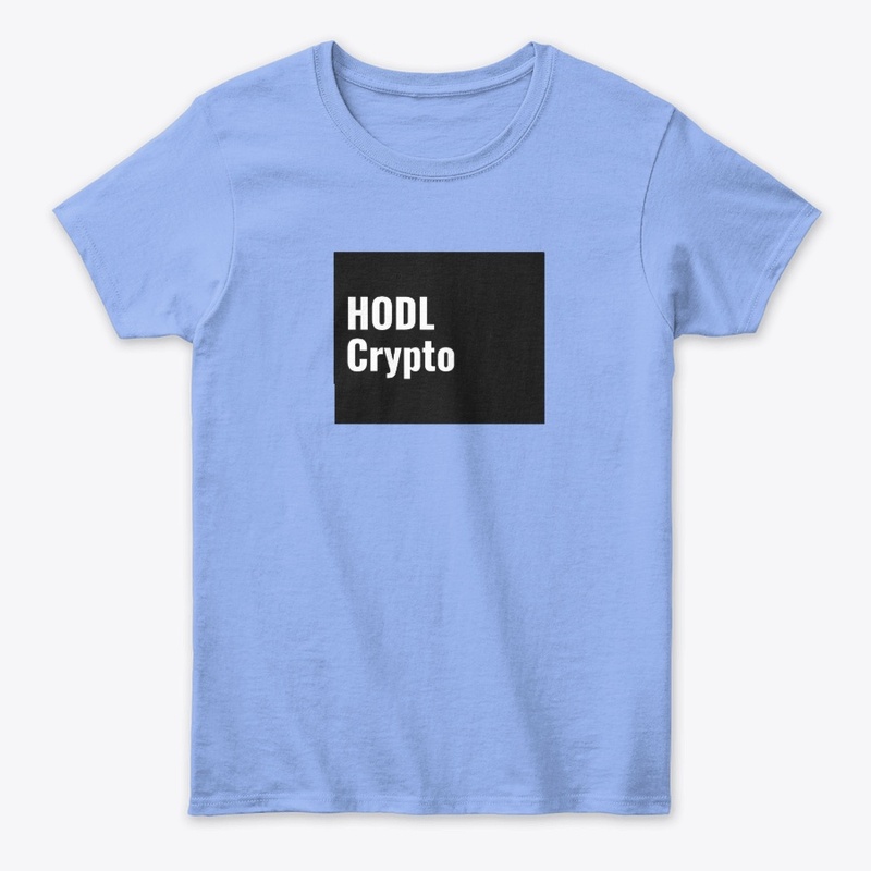 HODL Crypto White Oswald in Black Box