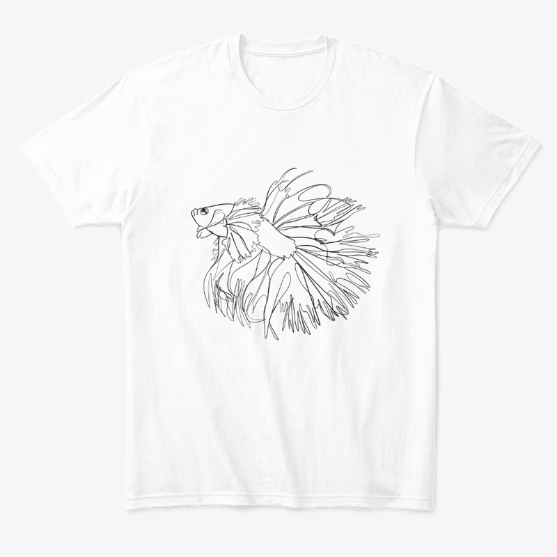 Minimalistic Dumbo Crowntail Betta