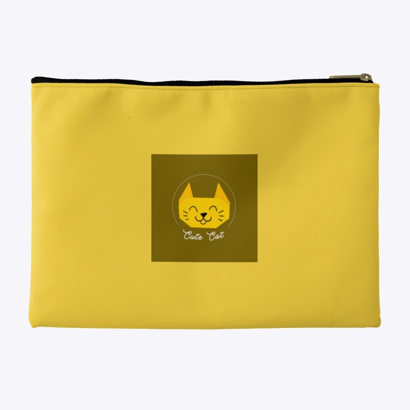 Cute Cat Double Vision Accessories Pouch
