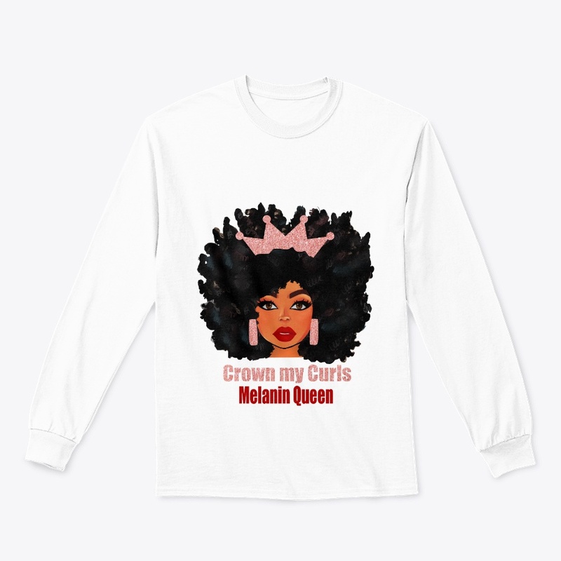 Crown my curls afro shirts