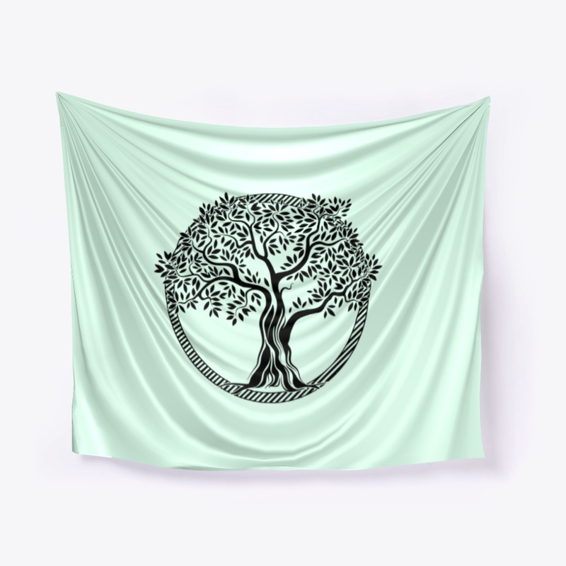 BLACK TREE WITH RECTANGLE