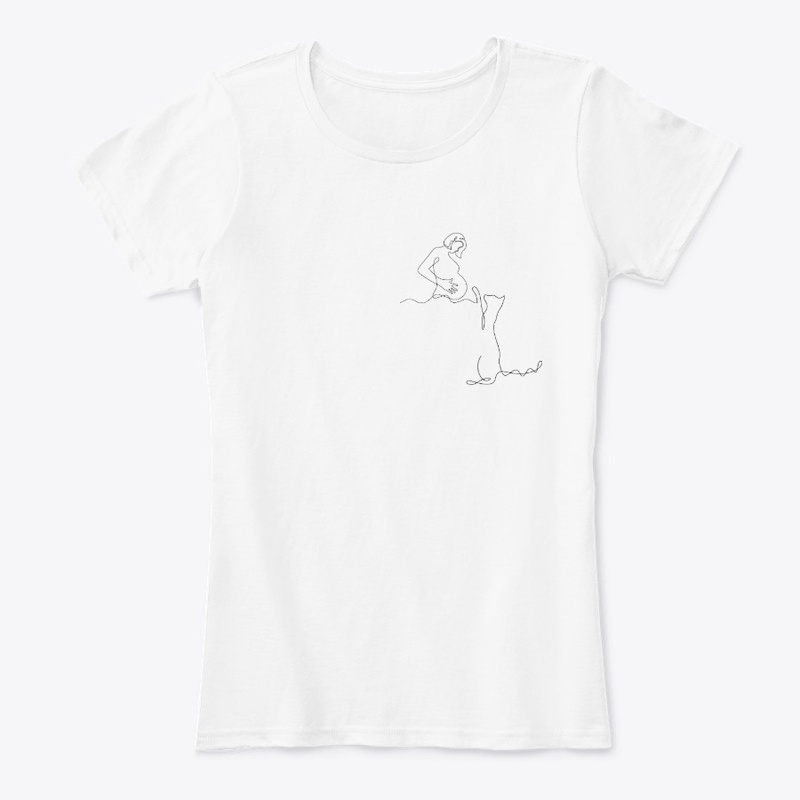 pregnant cat shirt