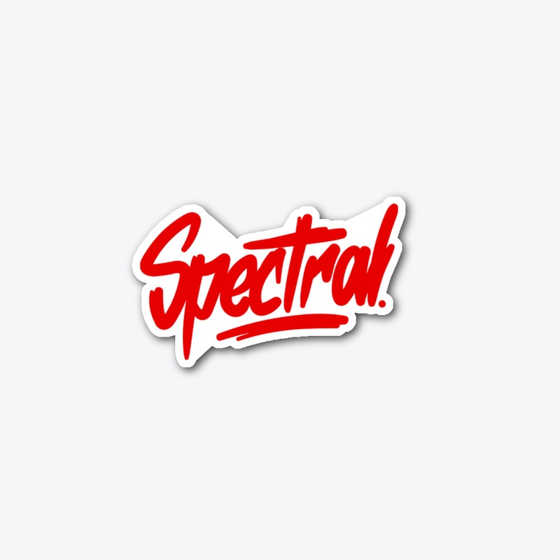 Spectral "Custom Red" Sticker