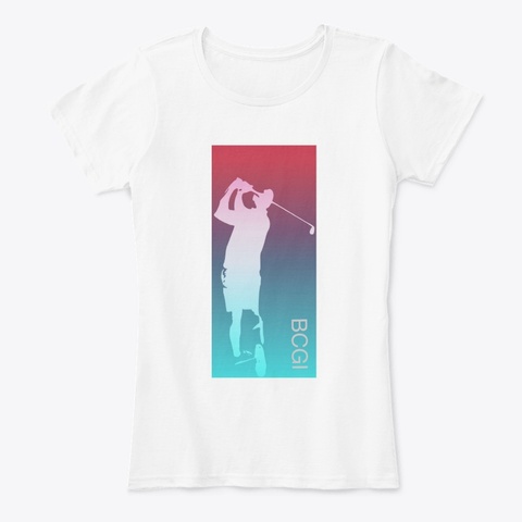 Bcgi White T-Shirt Front