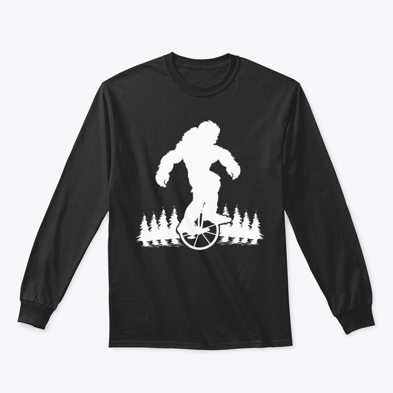 Bigfoot On Unicycle Bike  Cute Unicyclis