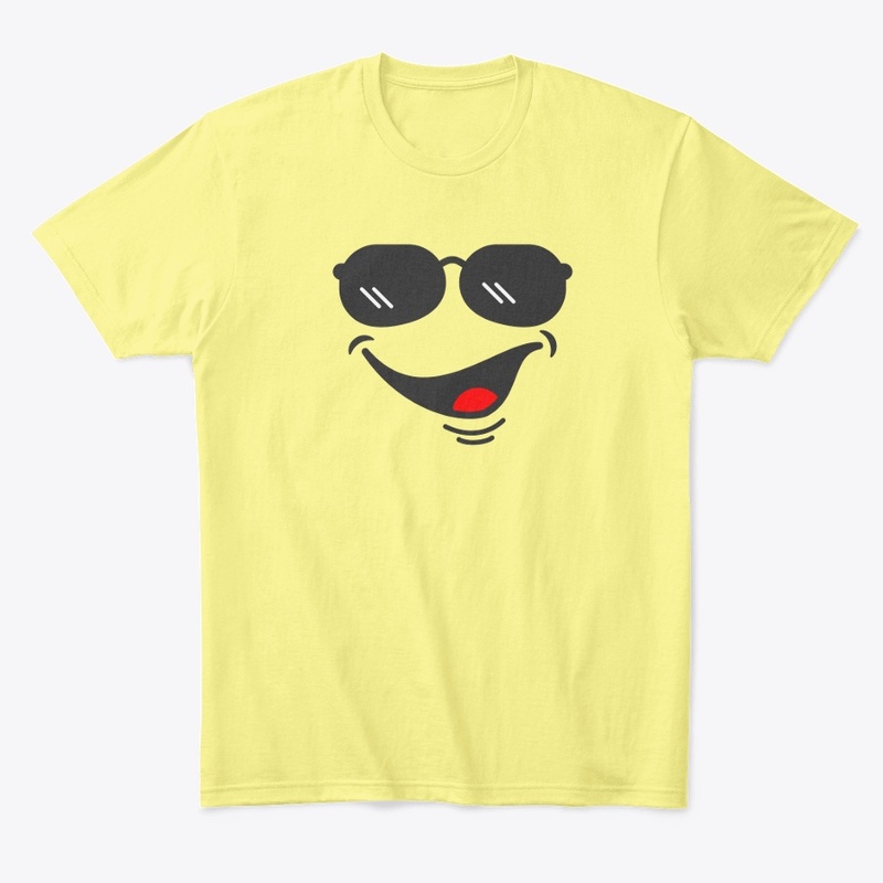 Smile with glasses 