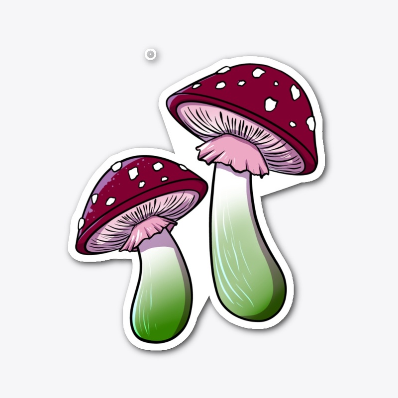 PRIDE MUSHIES! Feminamoric flag