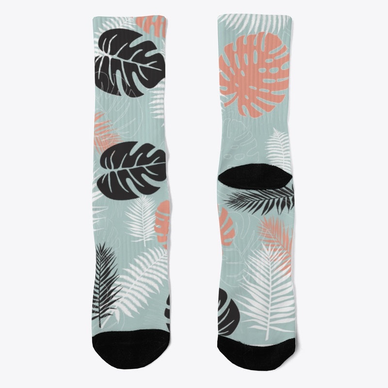 tropical leaves summer 