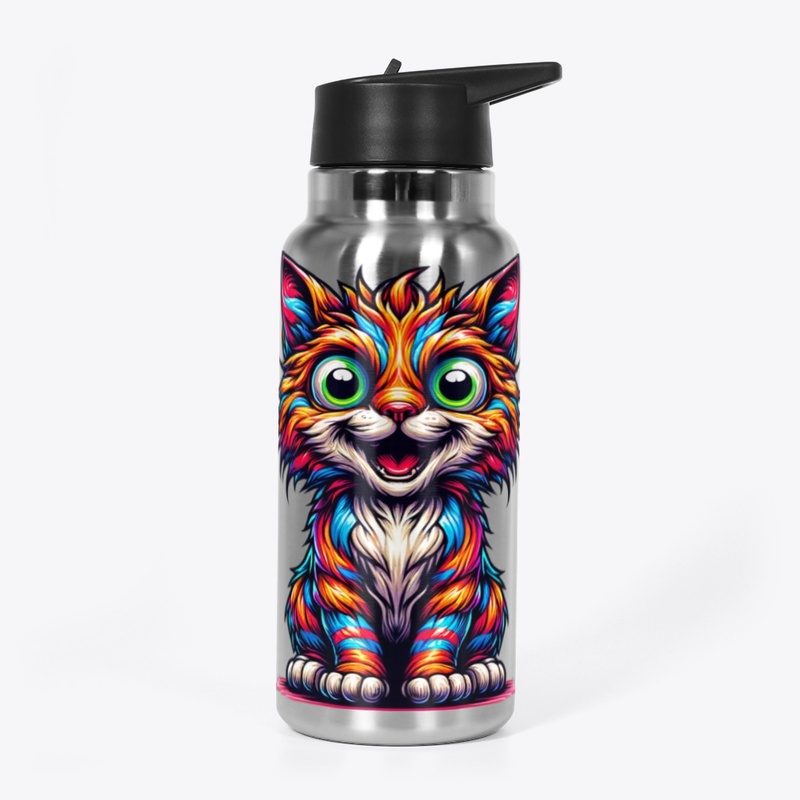 Psychedelic cat  