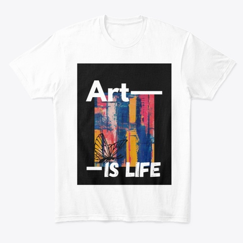 T Shirt Design White áo T-Shirt Front