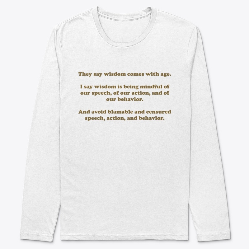 Wisdom is being mindful