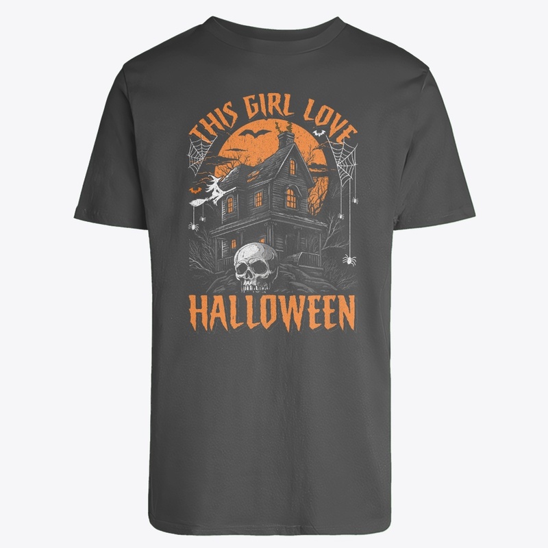 Spooky Girl's Love for Halloween Shirt