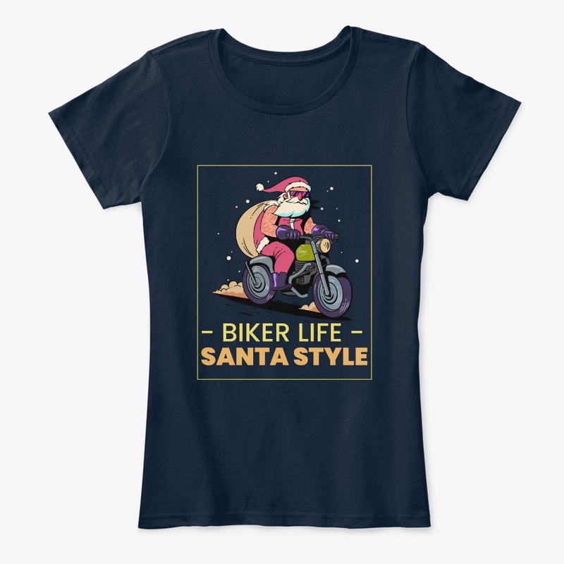 Biker Life Santa Style