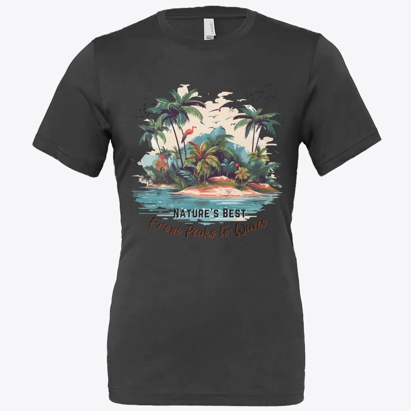 Summer Time Vibes Graphic T-shirt Black