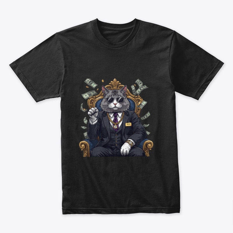 Mafia Boss Cat– Street-Style Cool Kitty