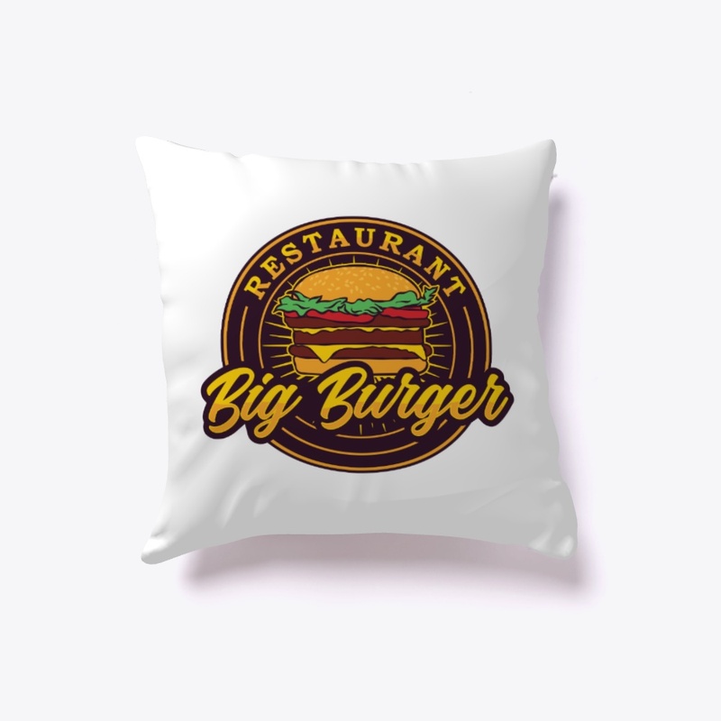 Vintage retro burger label  logo