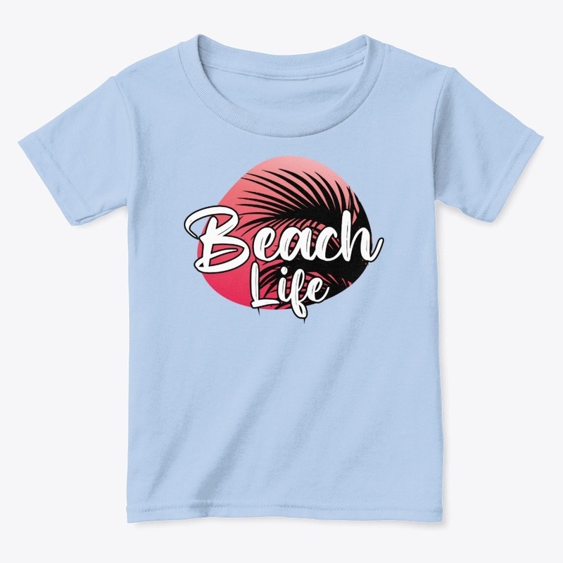Beach life tee-shirt design