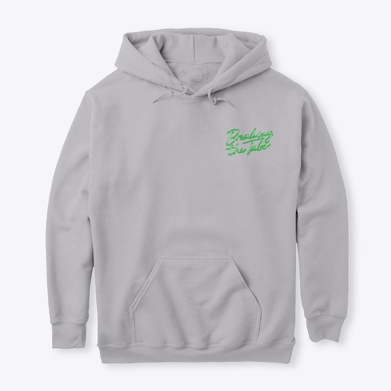 Breaking The Tabo Neon Sign Grey Hoodie