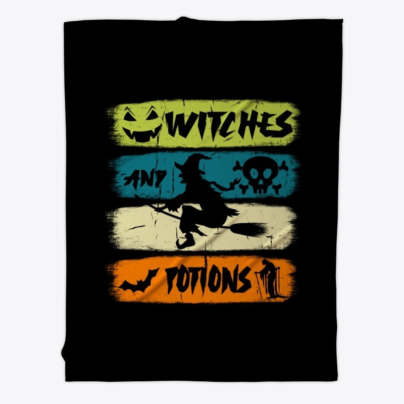 Witches And Potions Retro Halloween Gift