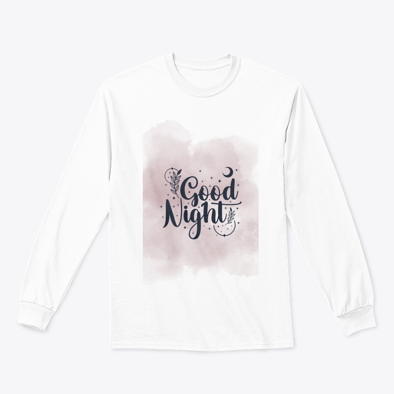 Good Night T-shirt Design