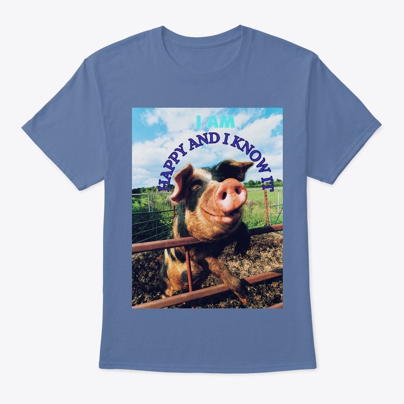 Smile happy pig 