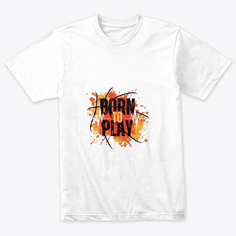 Black Illustrative T shirt