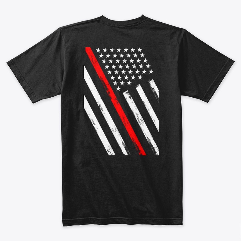 USA Flag Thin Red Line