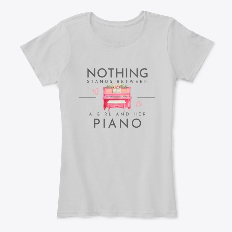 Girl and Her Piano