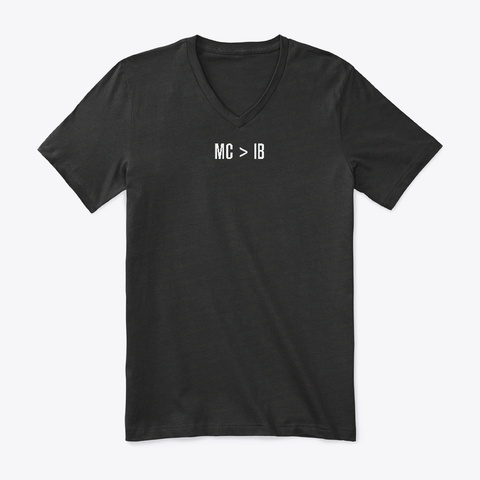 Consulting Trumps Banking Black T-Shirt Front