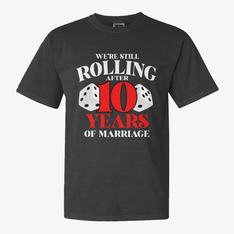 Couples Married 10 Years Funny  T-shirts