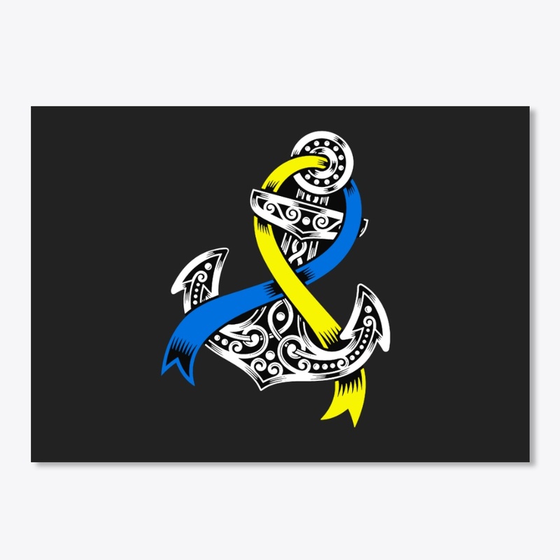 Down Syndrome Anchor Sticker
