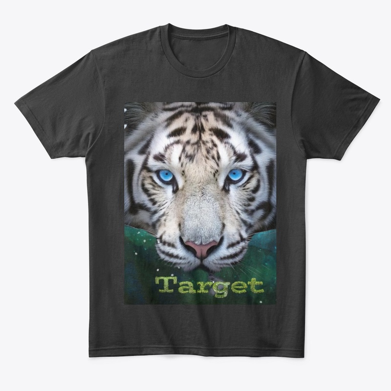 Snarling white Tiger Target