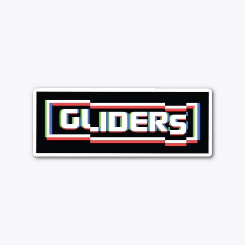 Gliders Glitch Sticker 