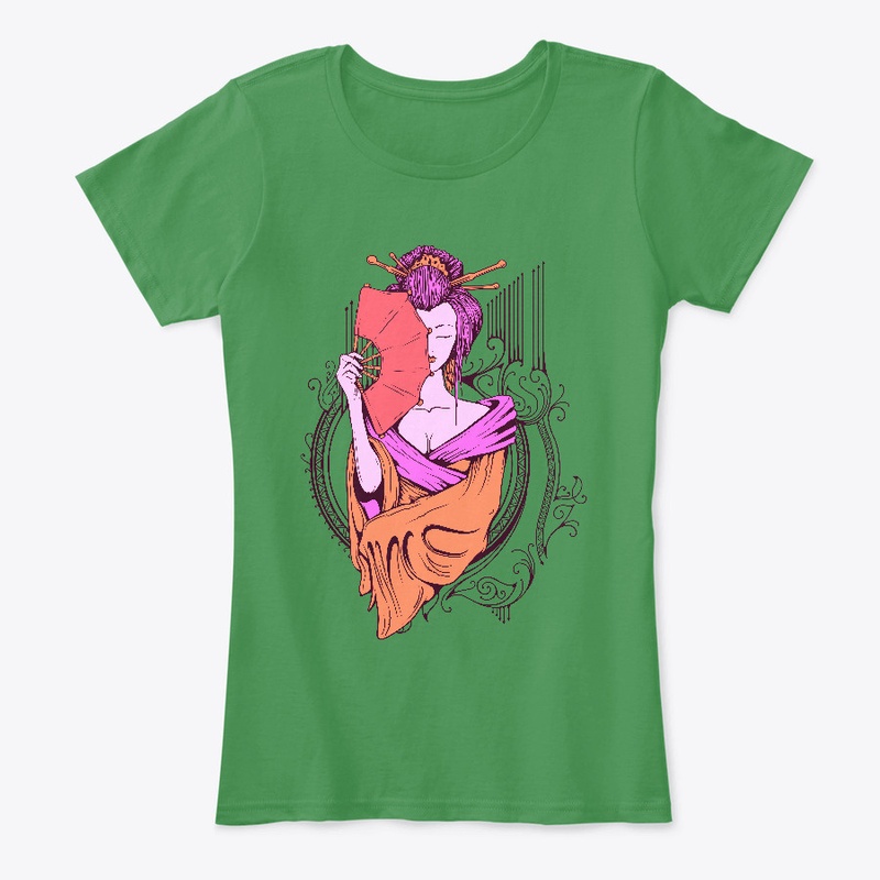 KSQ t-shirt design-Lady Fan-1