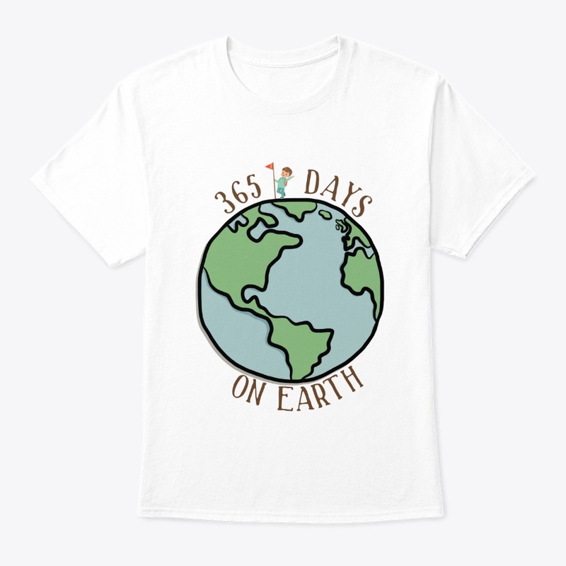 One Year Old 365 Days on Earth Tee