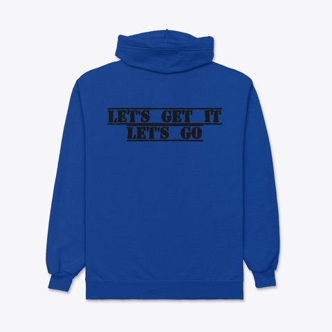 Major Nation  Clothing Shop Deep Royal T-Shirt Back