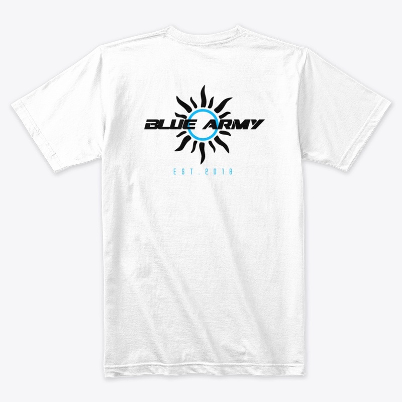 BA T-SHIRT- BLACK LOGO WITH BACK PRINT