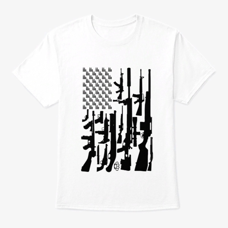 Guns USA Flag