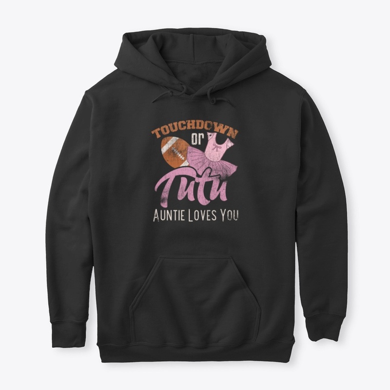 Touchdown Or Tutu Auntie Football Shirt