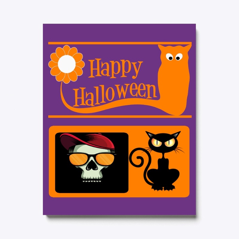 Happy Halloween - Black cat 02