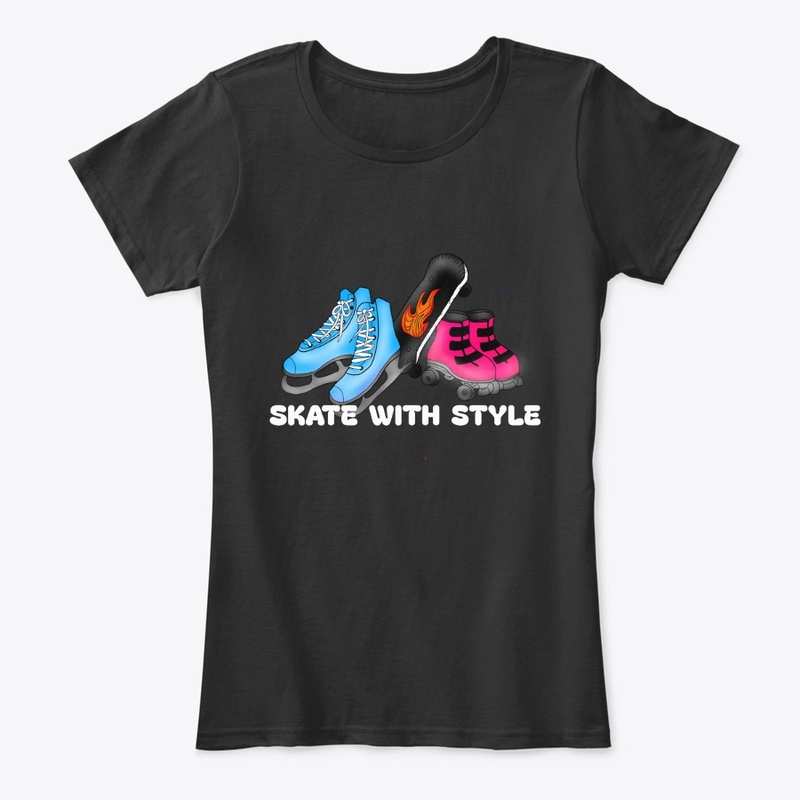 SKATE WITH STYLE - Tee-shirt 