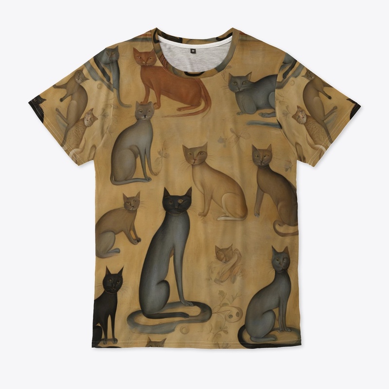 Medieval Cat Print