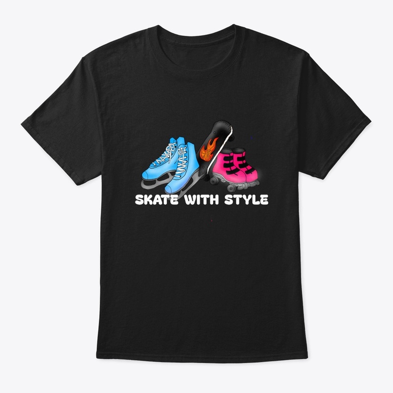 SKATE WITH STYLE - Tee-shirt 