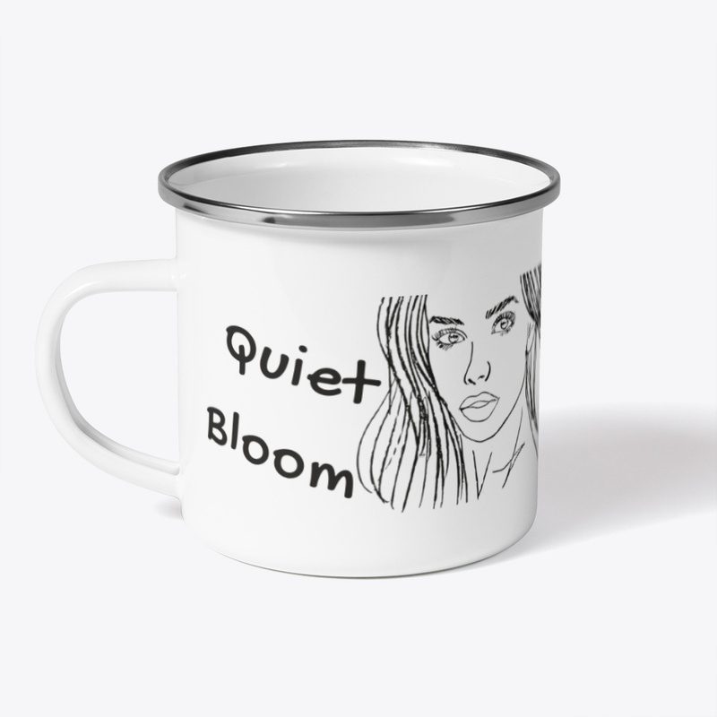 Quiet Bloom – Minimal Line Art Mug