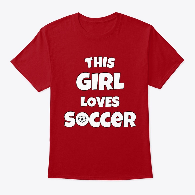 This girl loves soccer