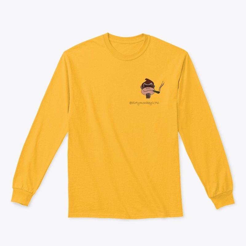 Dirty Monkey logo long T