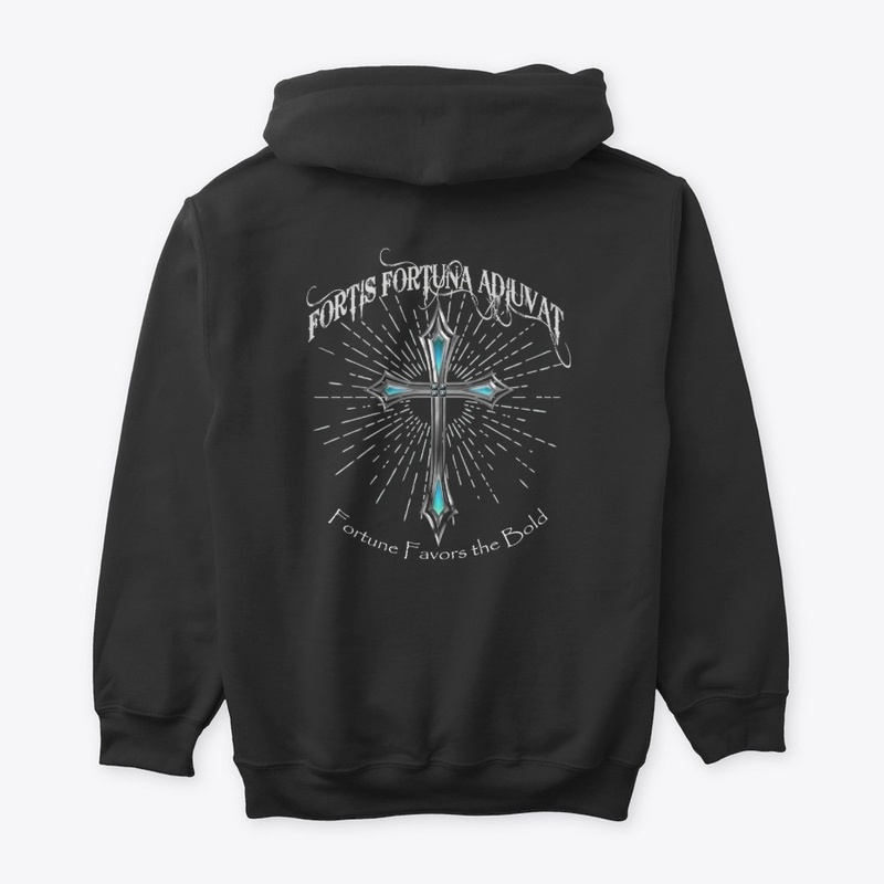 Fortis Fortuna Adiuvat - Metal Cross