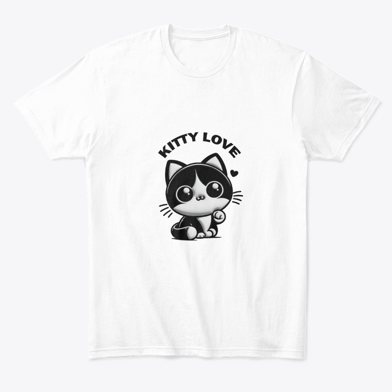 Kitty Love: Noir Cute Kitten