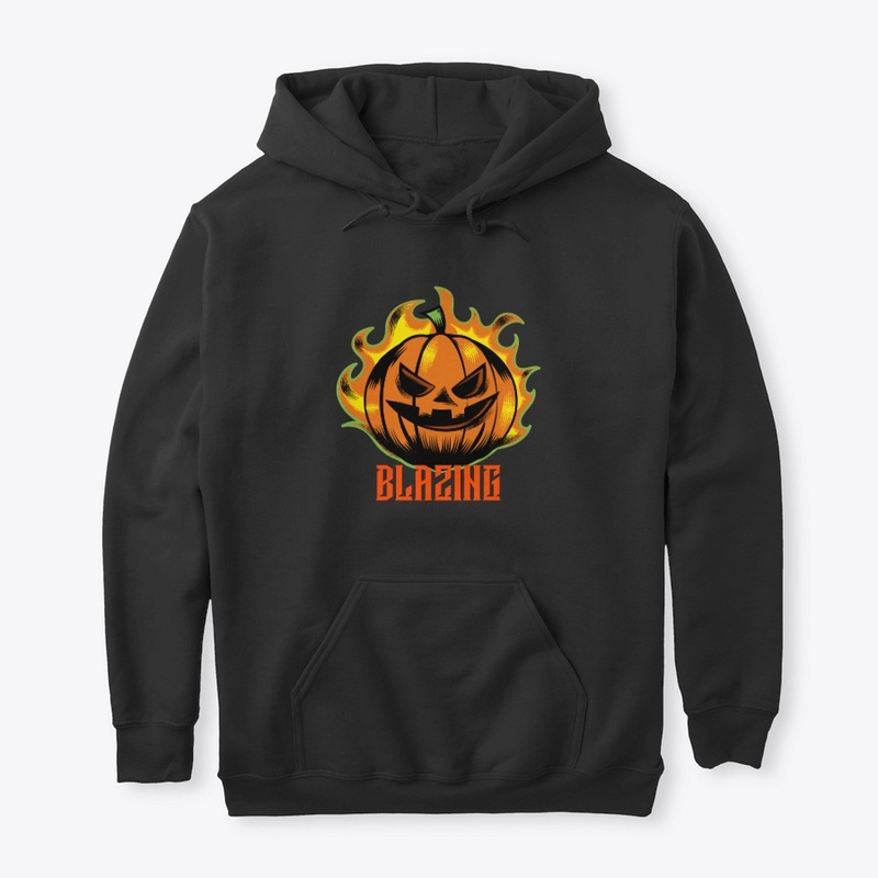 Halloween, jack-o-lantern, blazing