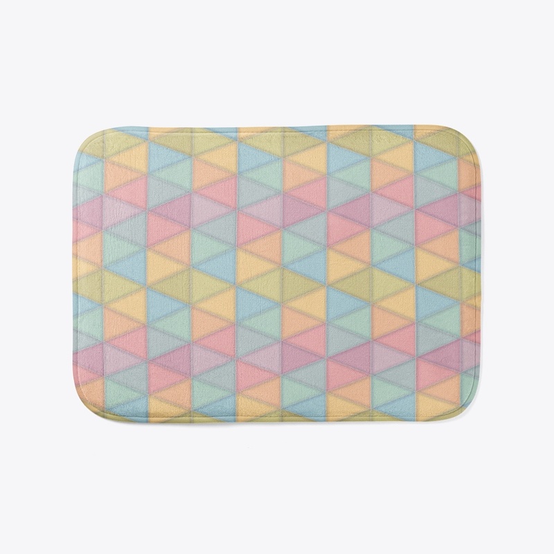 Pastel Triangles Pattern